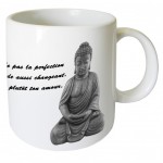 Mug Bouddha Citation Perfection par Cbkreation