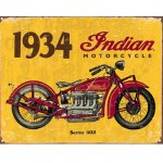 Plaque Mtal Indian Motorcycle 40.5 x 31.5 cm