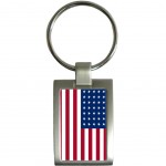 Porte cls drapeau USA en mtal par Cbkreation