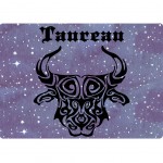 Tapis de souris signe zodiaque Taureau Cbkreation