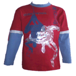 Tee shirt Manches longues Spiderman Extreme rouge