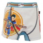 Boxer superman Blanc/bleu