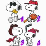 Grand sticker D�co Snoopy