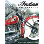 Plaque mtal Indian Motorcycle 40.5 x 31.5 cm