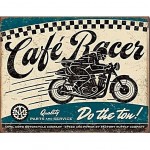 Plaque Dcorative Cafe Racer en mtal 40.5 x 31.5 cm