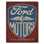 Dcoration mtallique Ford Motors Since 1903 -  40.5 x 31.5 cm