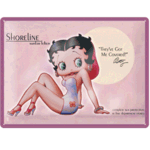 Grande plaque m�tal Betty Boop