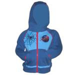 Sweat � capuche Spiderman bleu