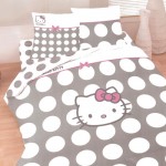 Parure de lit Hello Kitty Dotty 200 x 200