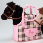 Peluche Cheval Grand Galop Sac � Main Belle
