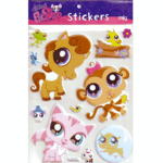 Stickers mousse Littlest Pet Shop