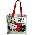 Sac cabas Canvas Snoopy Cookie Break
