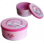 Boite m�tal ronde Barbapapa cupcake