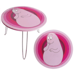 Table basse pliante ronde Barbapapa r�tro