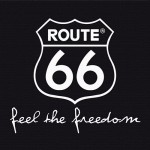 Cadre en toile Route 66 Logo