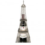 Porte bouteille Tour Eiffel Tube en mtal - Dcoration de table