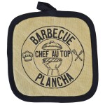 Manique en coton Barbecue Plancha - Collection Cook - Kaki
