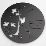 Dessous de plat rond Kimmidoll Noir