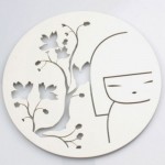 Dessous de plat rond Kimmidoll Beige