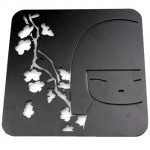 Dessous de plat carr� Kimmidoll noir