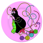 Grande assiette Barbamama