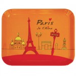 Petit Plateau Paris Je t'Aime Orange