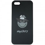 Coque silicone IPHONE 5 Happy Colors Mystery Noire
