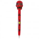 Stylo en bois Calavera Rouge