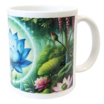 Mug en cramique lotus chakras vishuddha  350 ml