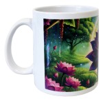 Mug en cramique lotus chakras sahasrara  350 ml