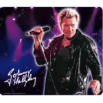 Tapis de souris Johnny Hallyday Autographe