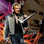 Horloge Canvas Johnny Hallyday micro