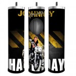 Cendrier sur pied Johnny Hallyday moto
