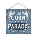 Plaque Dcorative Petit Coin de Paradis 20 cm