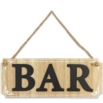 Plaque dcorative bar