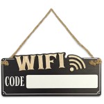 Plaque dcorative code wifi