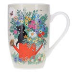 Mug XL chaton sur l'arrosoir en porcelaine - 490 ml - Bug Art