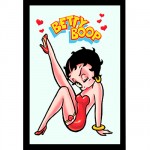 Miroir Betty Boop Jambe en l'air
