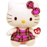 Petite Peluche Hello Kitty �cossaise