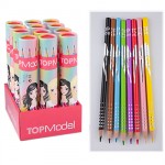 Tube de crayons de couleur Top Model