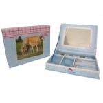 Boite � papeterie Horses Dreams bleu
