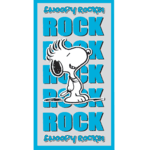 Drap de plage snoopy bleu
