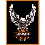 Magnet m�tal Harley Davidson Aigle