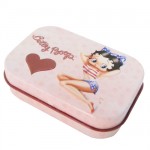 Mini boite metal Betty Coeur avec petits bonbons � la menthe