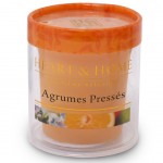 Bougie Votive Heart and Home 15 heures - Agrumes presss