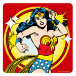 Set de 4 dessous de verres Wonder woman power