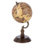 Globe Terrestre dcoratif brun 25 cm