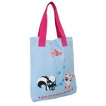 Sac shopping rectangulaire Littlest Petshop bleu