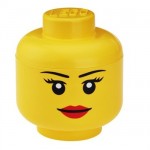 Petite boite de rangement t�te de Lego Femme