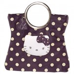 Sac � main Hello Kitty violet � pois by Camomilla
